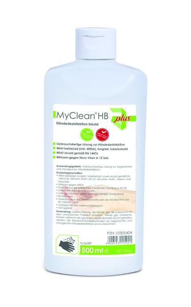MyClean® HB Händedesinfektion biozid 500 ml